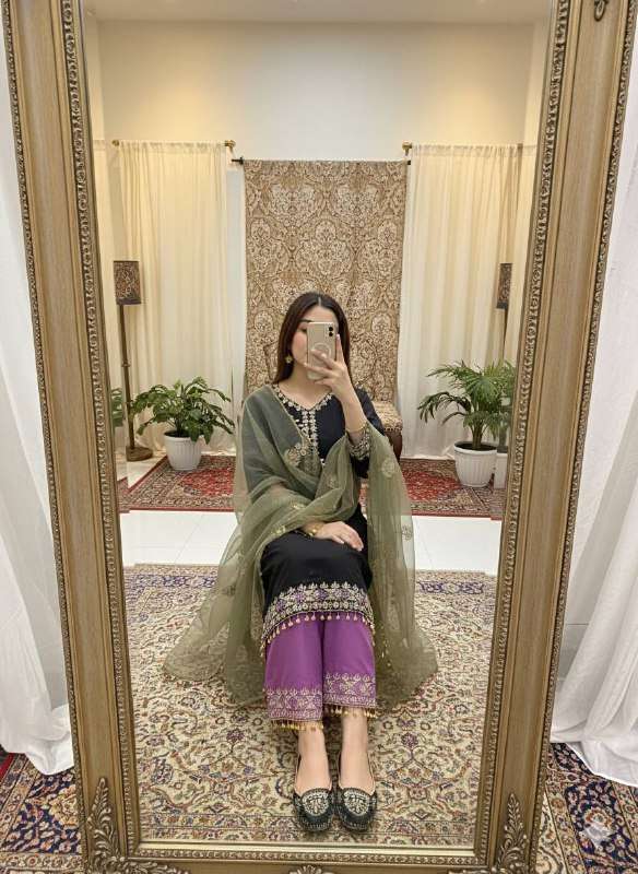 rudraksh eid special silk and heavy embroidery work readymade suit rudraksh eid special silk and heavy embroidery work readymade suit