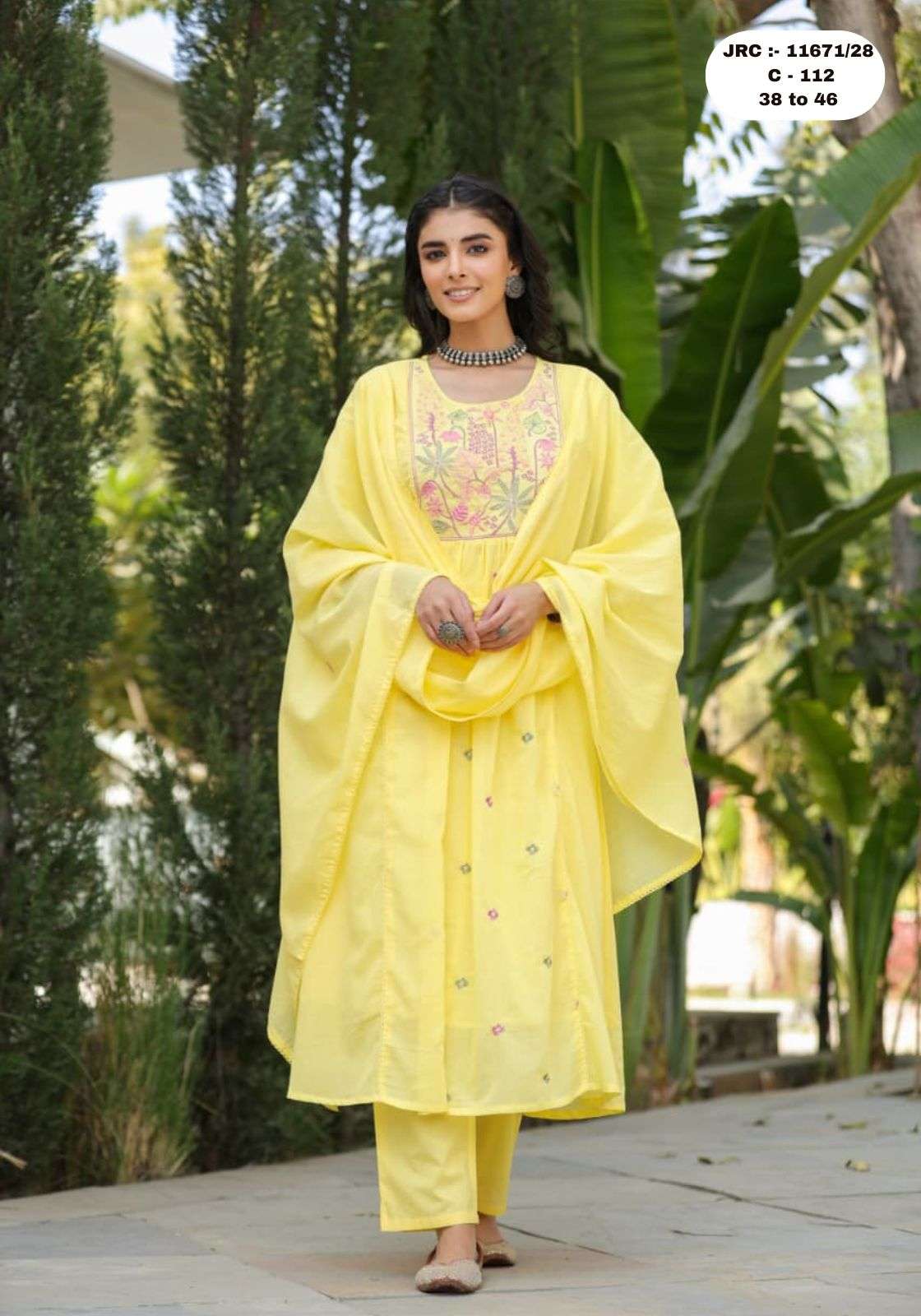 rudraksh pure mul mul white and yellow suit for ladies rudraksh pure mul mul white and yellow suit for ladies