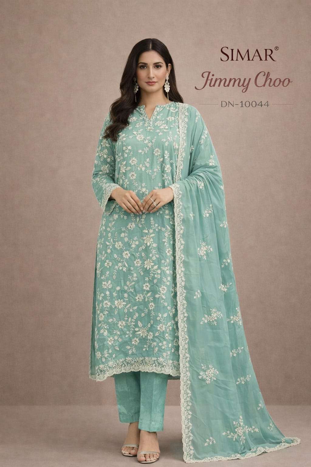 rudraksh glossy jimmy choo 10044 satin beads work young suit rudraksh glossy jimmy choo 10044 satin beads work young suit
