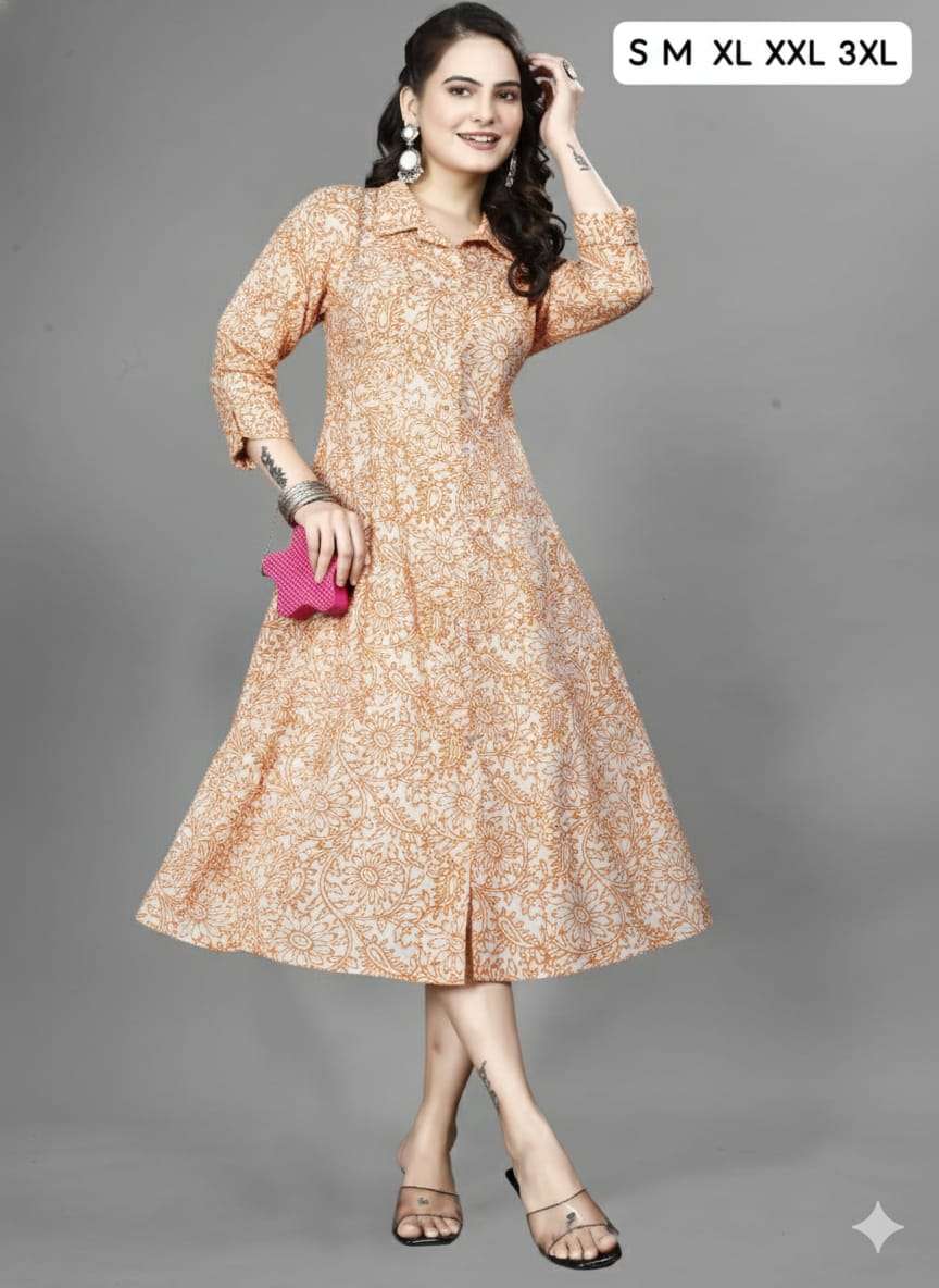 rudraksh a line cotton one piece for college and office clothing rudraksh a line cotton one piece for college and office clothing