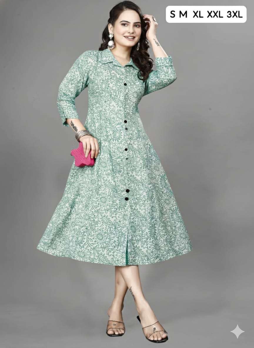 rudraksh a line cotton one piece for college and office clothing rudraksh a line cotton one piece for college and office clothing