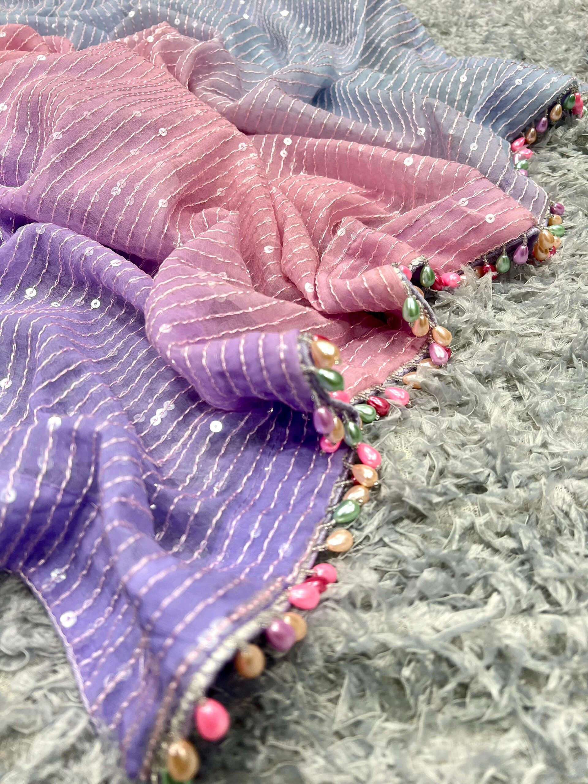 rudraksh georgette fabrics sequence work bollywood style saree rudraksh georgette fabrics sequence work bollywood style saree