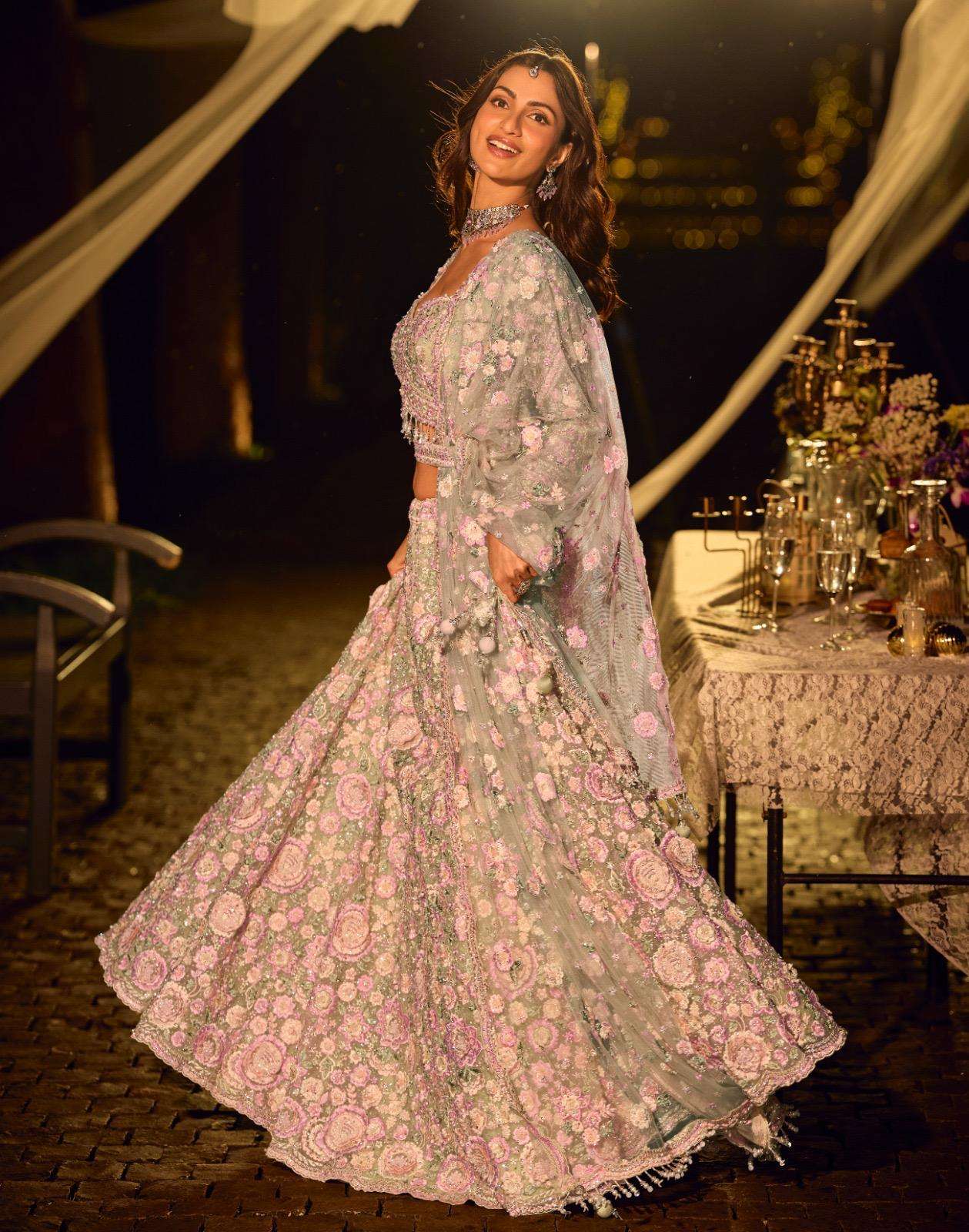 rudraksh riyaasat net fabric embroidery work lehenga choli best collection rudraksh riyaasat net fabric embroidery work lehenga choli best collection