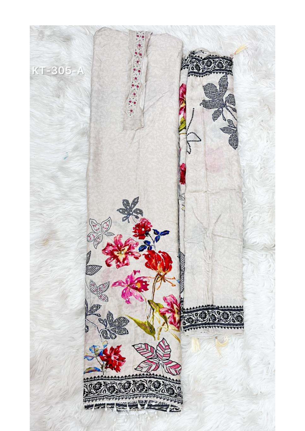 Rudraksh PK_SFSKT 305 PRINT GRAY SUIT - Image 4