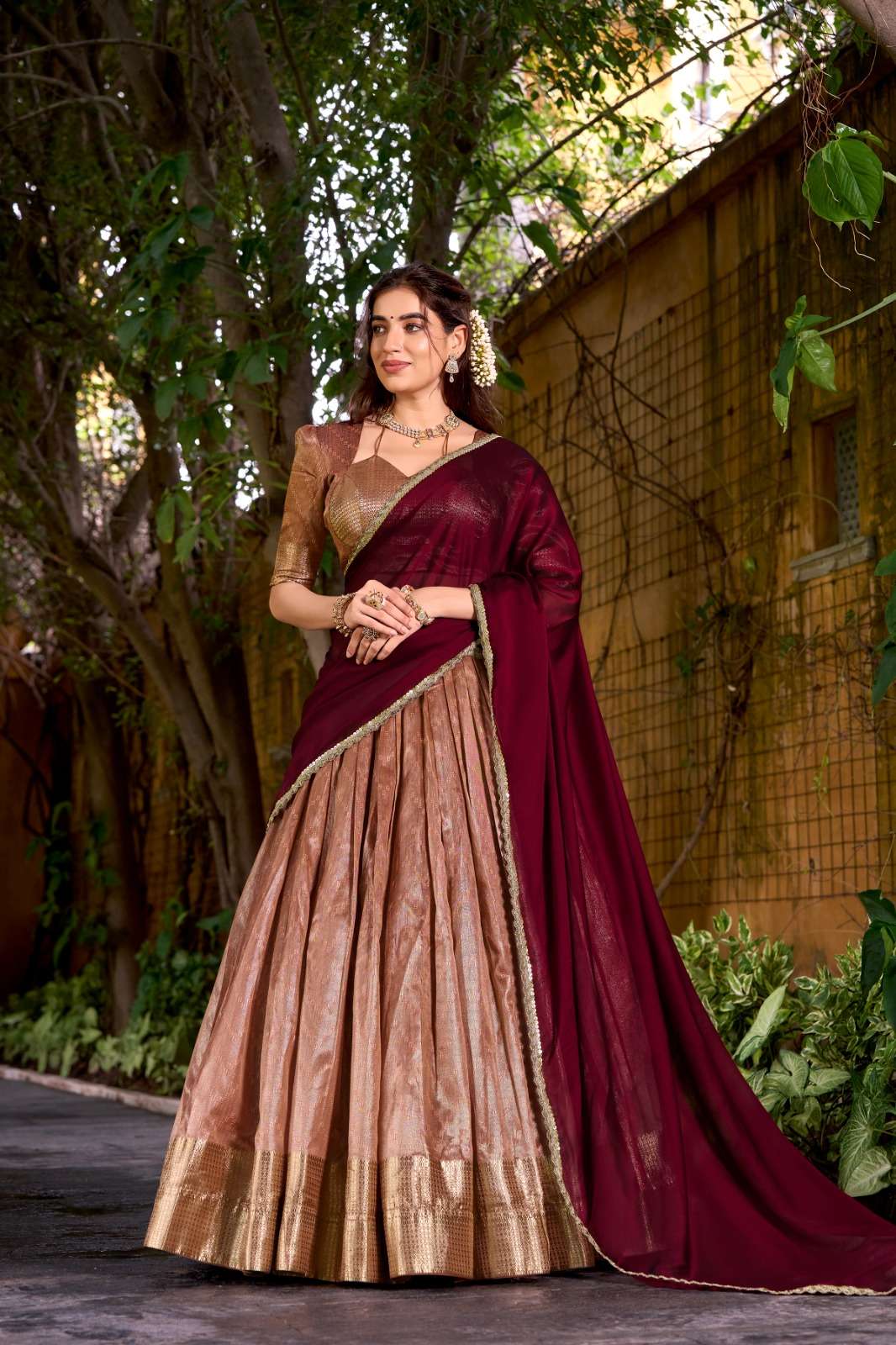 rudraksh prathima a festive perfect lehenga crafted in dupion silk bringing together tradition richness, and effortless beauty rudraksh prathima a festive perfect lehenga crafted in dupion silk bringing together tradition richness, and effortless beauty