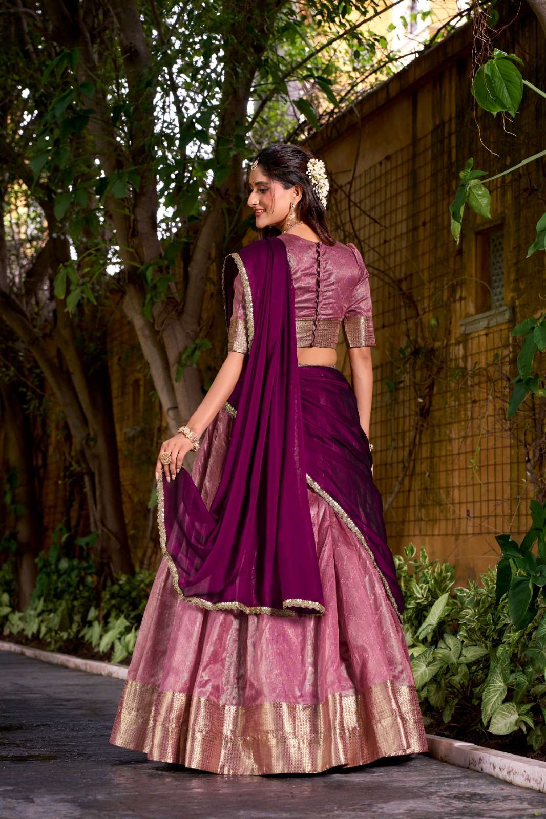 rudraksh prathima a festive perfect lehenga crafted in dupion silk bringing together tradition richness, and effortless beauty rudraksh prathima a festive perfect lehenga crafted in dupion silk bringing together tradition richness, and effortless beauty