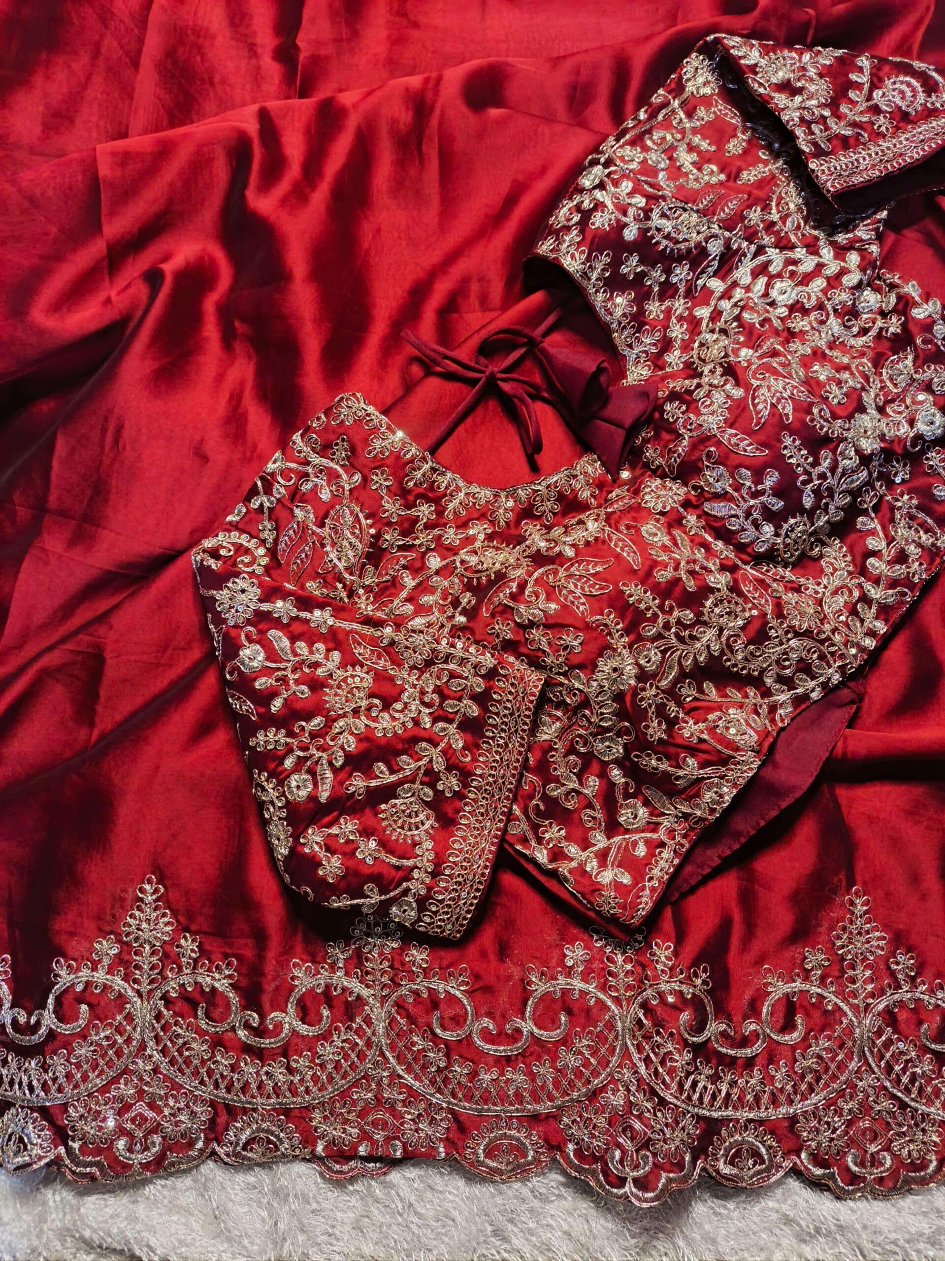 rudraksh designer saree inspired by madhuri dixit premium rangoli silk fabric saree rudraksh designer saree inspired by madhuri dixit premium rangoli silk fabric saree