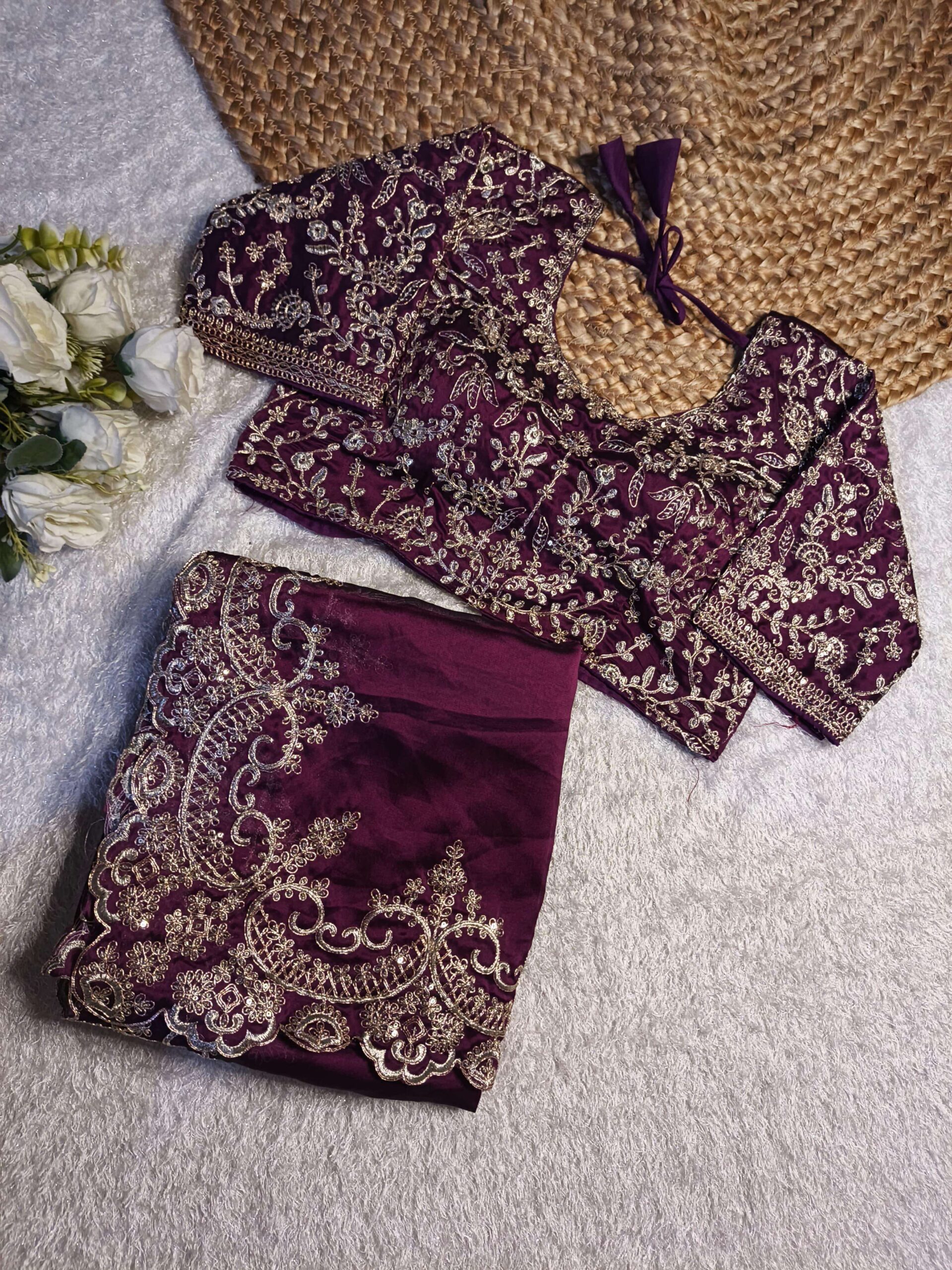 rudraksh designer saree inspired by madhuri dixit premium rangoli silk fabric saree rudraksh designer saree inspired by madhuri dixit premium rangoli silk fabric saree