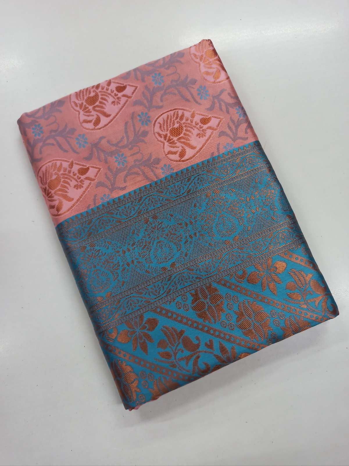 rudraksh banarasi soft lichi silk cloth fabric beautiful rich pallu design fashion latest collection regular wear saree rudraksh banarasi soft lichi silk cloth fabric beautiful rich pallu design fashion latest collection regular wear saree