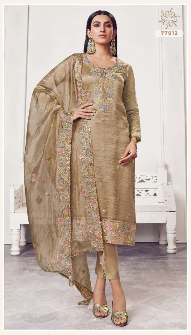 rudraksh vinay poshak gold silk with thread embroidery heavy suit ladies rudraksh vinay poshak gold silk with thread embroidery heavy suit ladies