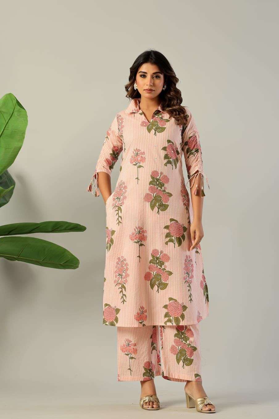 rudraksh summer light color cotton cord set combo price office wear rudraksh summer light color cotton cord set combo price office wear