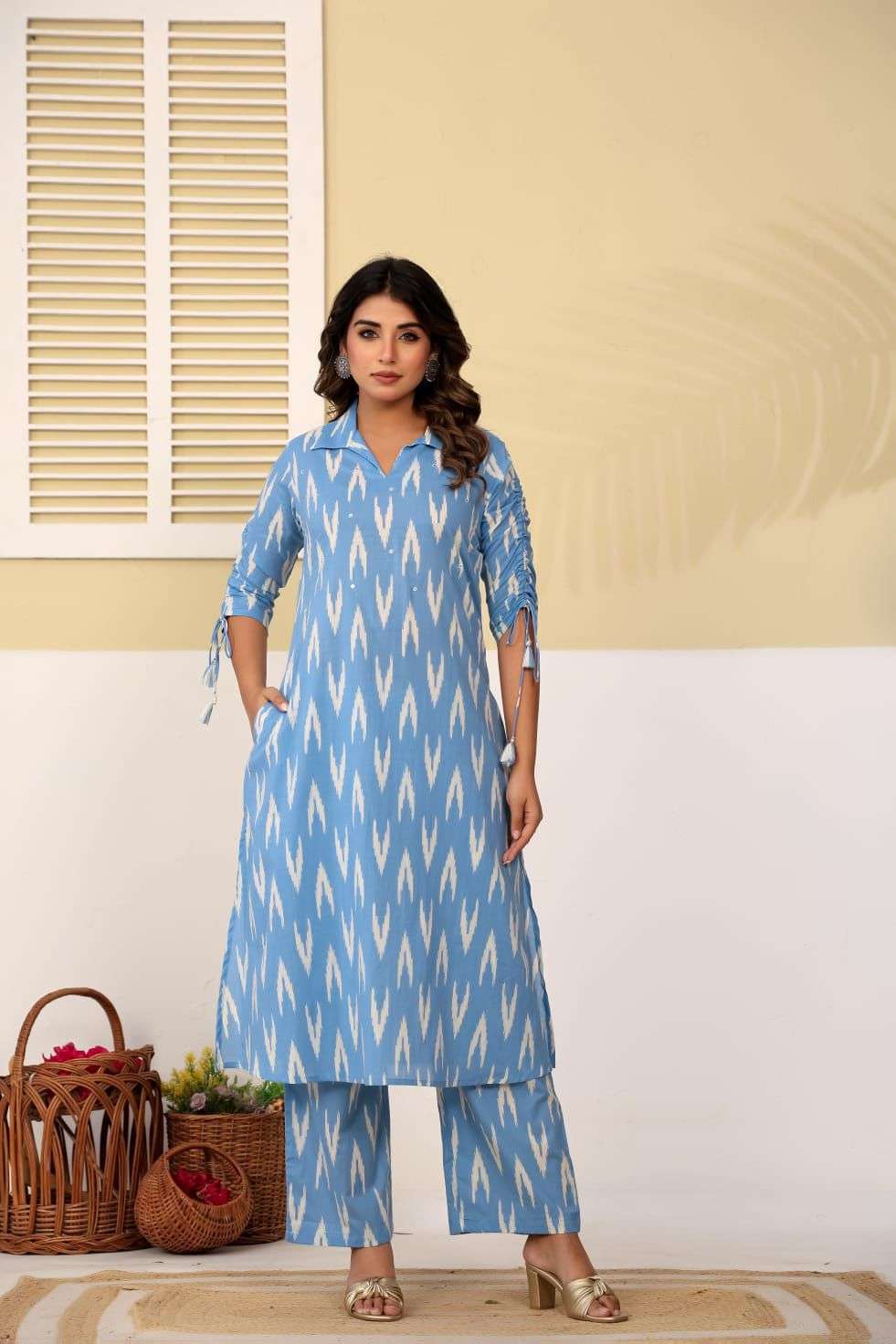 rudraksh summer light color cotton cord set combo price office wear rudraksh summer light color cotton cord set combo price office wear