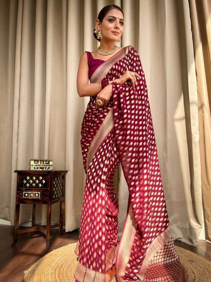 rudraksh banarasi soft lichi silk cloth with beautiful rich pallu & jacquard work saree rudraksh banarasi soft lichi silk cloth with beautiful rich pallu & jacquard work saree