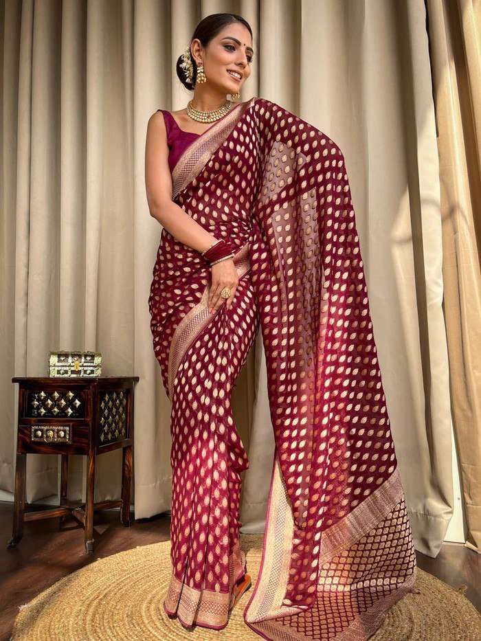 rudraksh banarasi soft lichi silk cloth with beautiful rich pallu & jacquard work saree rudraksh banarasi soft lichi silk cloth with beautiful rich pallu & jacquard work saree