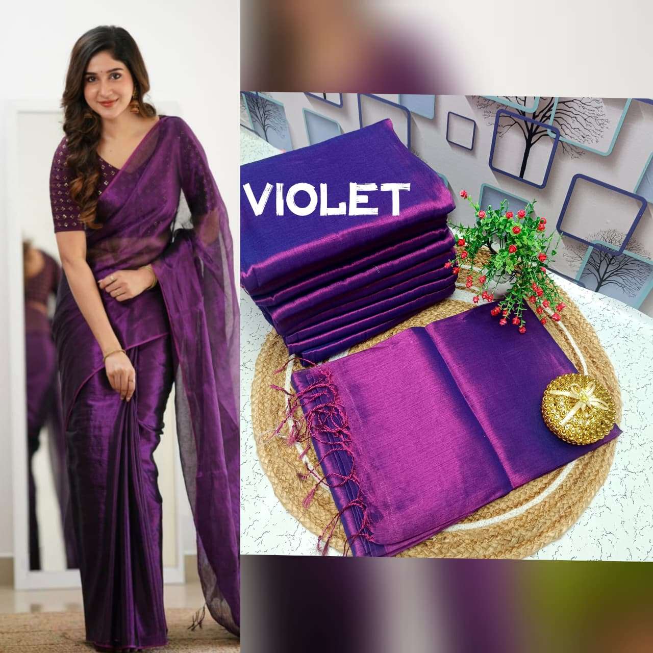 rudraksh new launch pure raga tissue for party wear for every season tissue silk fabric saree rudraksh new launch pure raga tissue for party wear for every season tissue silk fabric saree