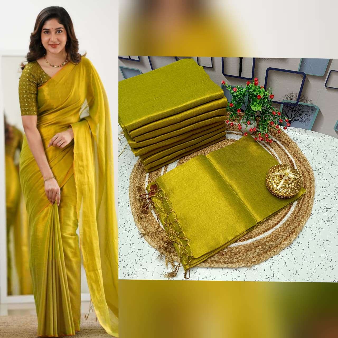 rudraksh new launch pure raga tissue for party wear for every season tissue silk fabric saree rudraksh new launch pure raga tissue for party wear for every season tissue silk fabric saree