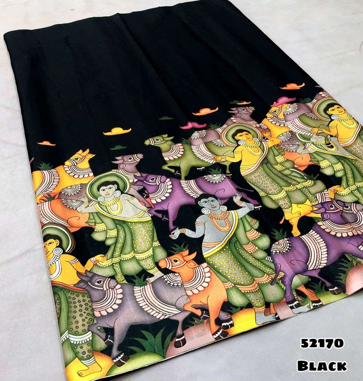 rudraksh chic handloom tussar silk fabric iconic and exquisite kalamkari with digital print comes tussle on pallu regular wear saree rudraksh chic handloom tussar silk fabric iconic and exquisite kalamkari with digital print comes tussle on pallu regular wear saree