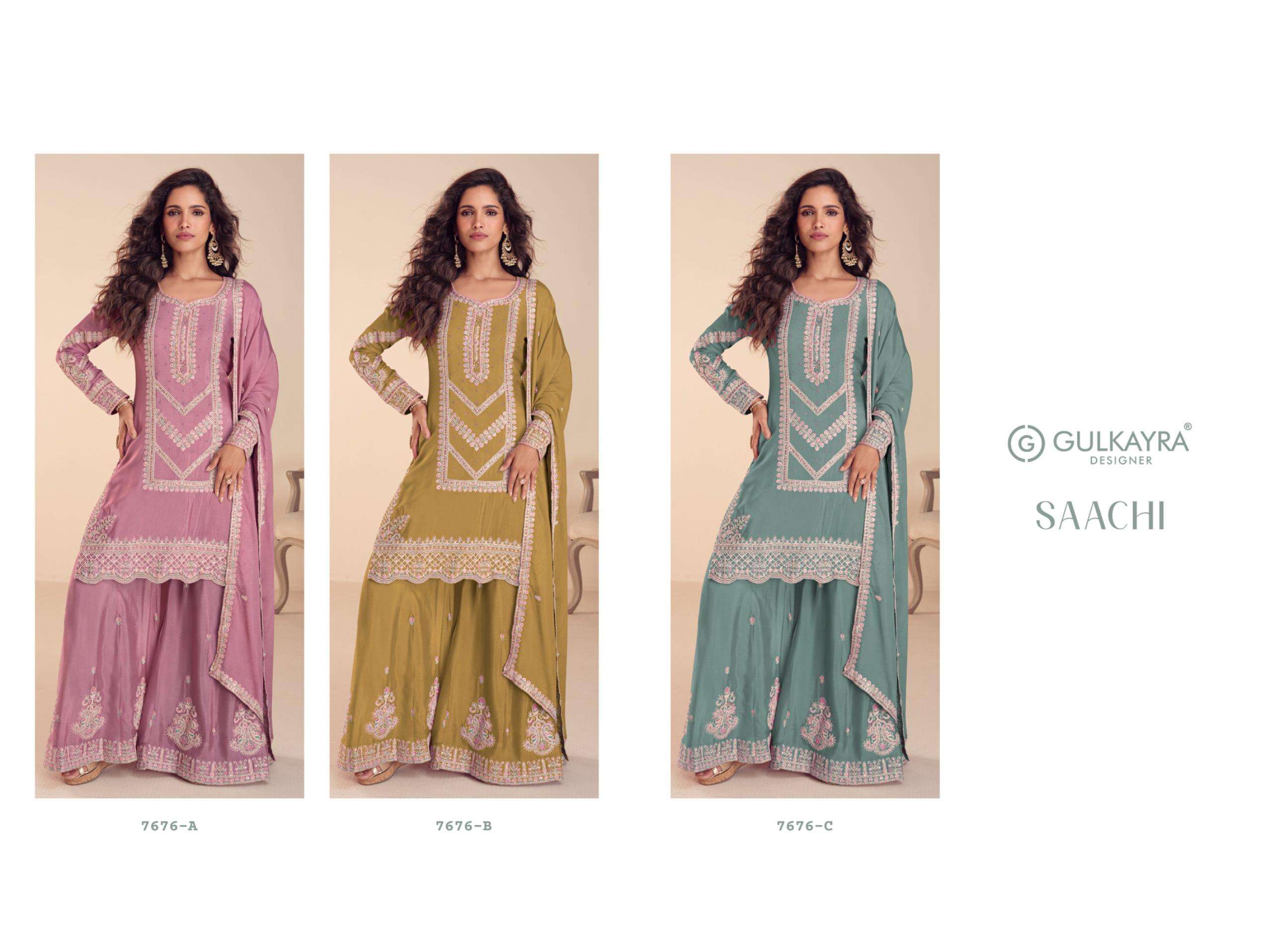 rudraksh designer saachi real chinon heavy work sharara suit rudraksh designer saachi real chinon heavy work sharara suit