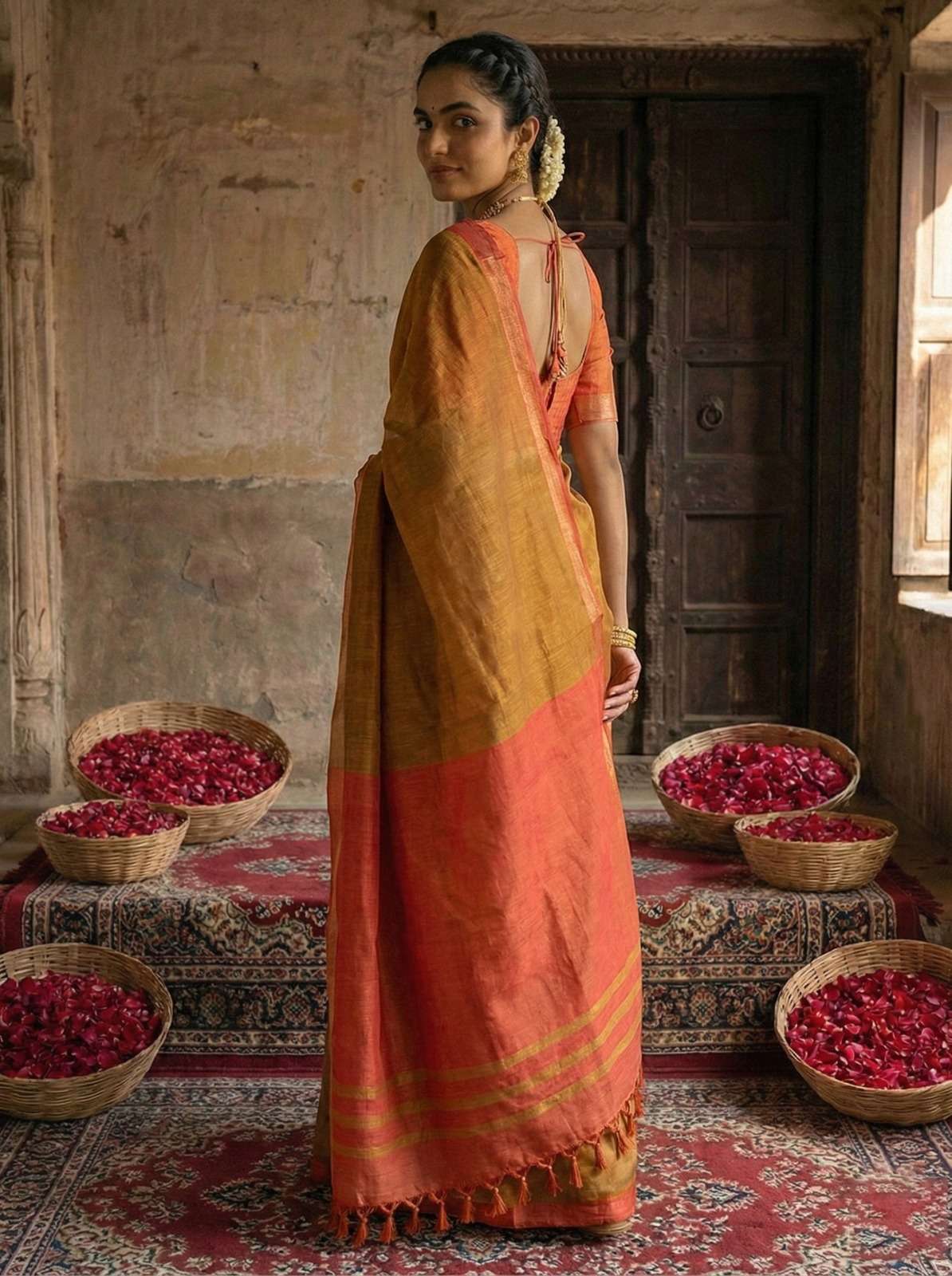 rudraksh soft and comfortable cotton fabric regular wear saree rudraksh soft and comfortable cotton fabric regular wear saree