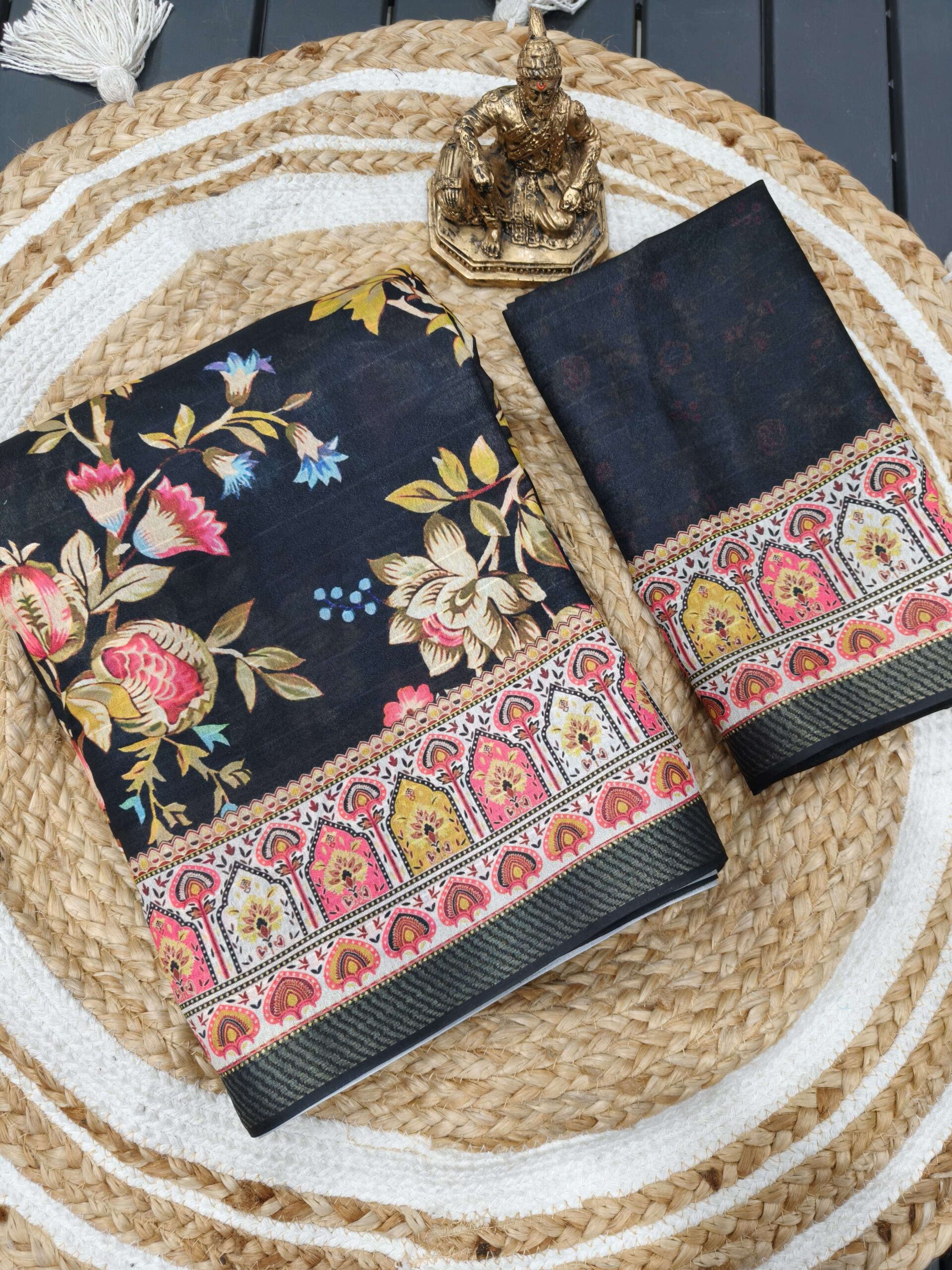 rudraksh heavy and fancy marshmelon georgette super fabric saree regular wear saree rudraksh heavy and fancy marshmelon georgette super fabric saree regular wear saree