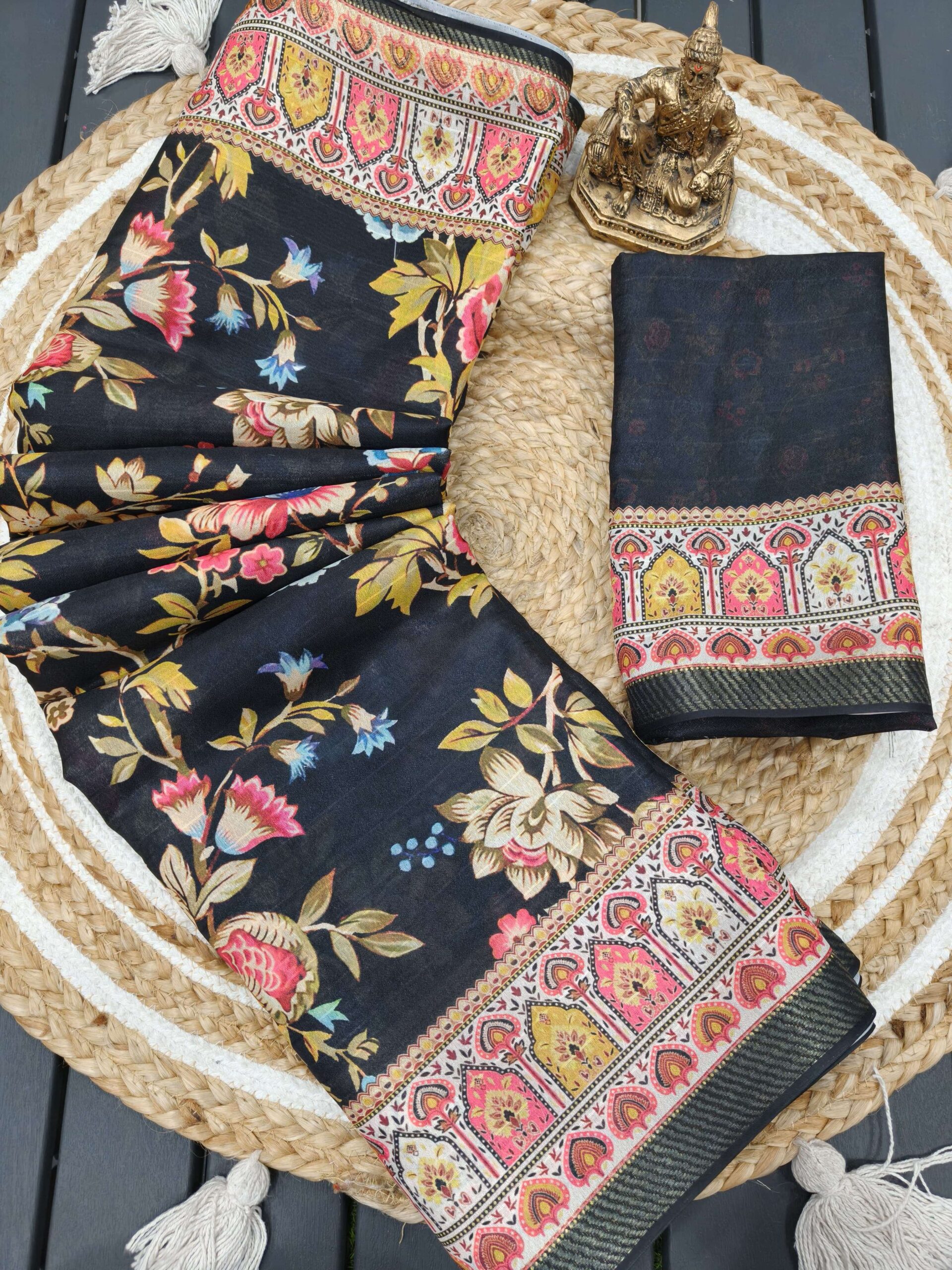 rudraksh heavy and fancy marshmelon georgette super fabric saree regular wear saree rudraksh heavy and fancy marshmelon georgette super fabric saree regular wear saree