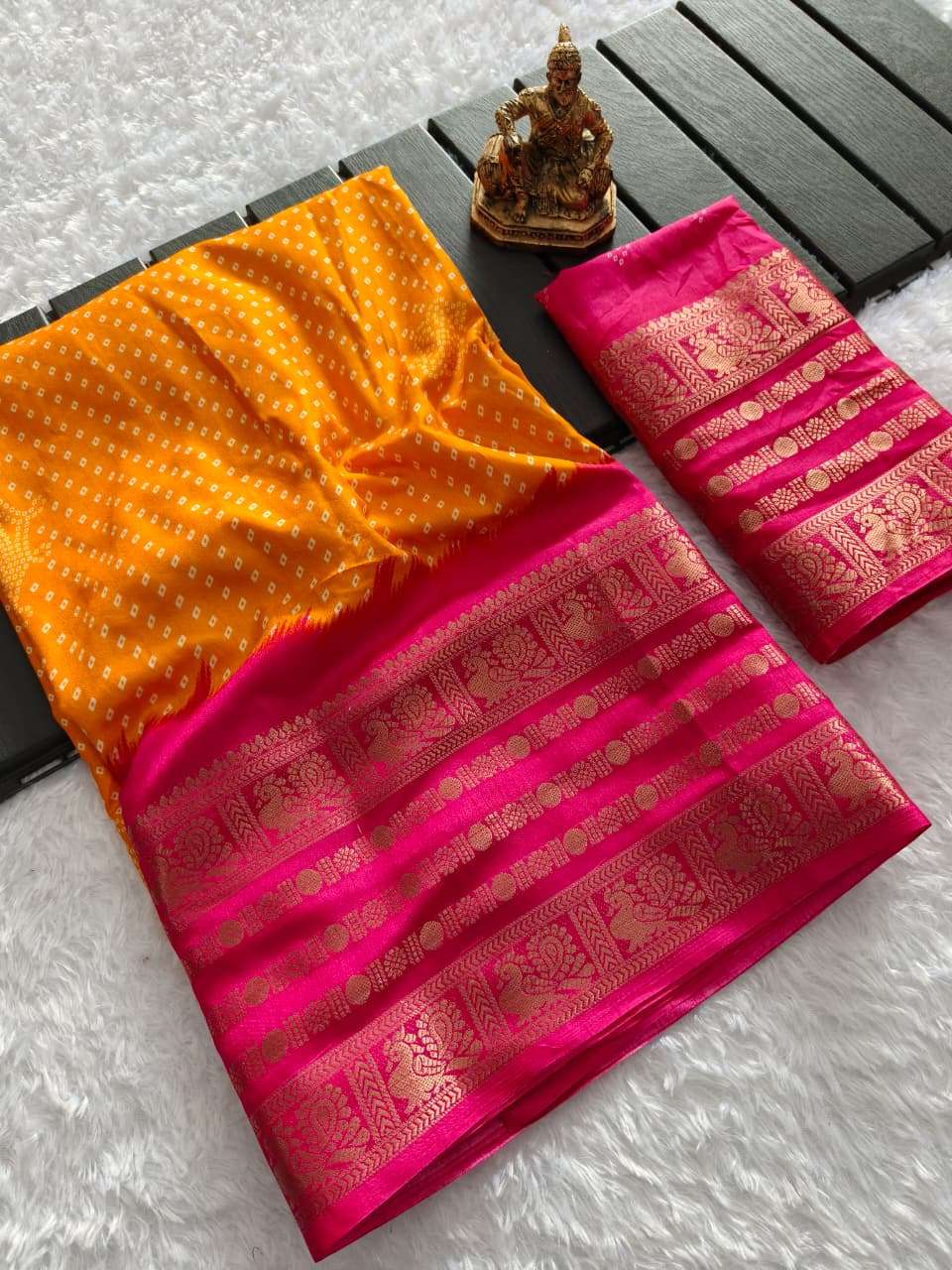 rudraksh soft dola silk fabric with floral digital print saree regular wear rudraksh soft dola silk fabric with floral digital print saree regular wear