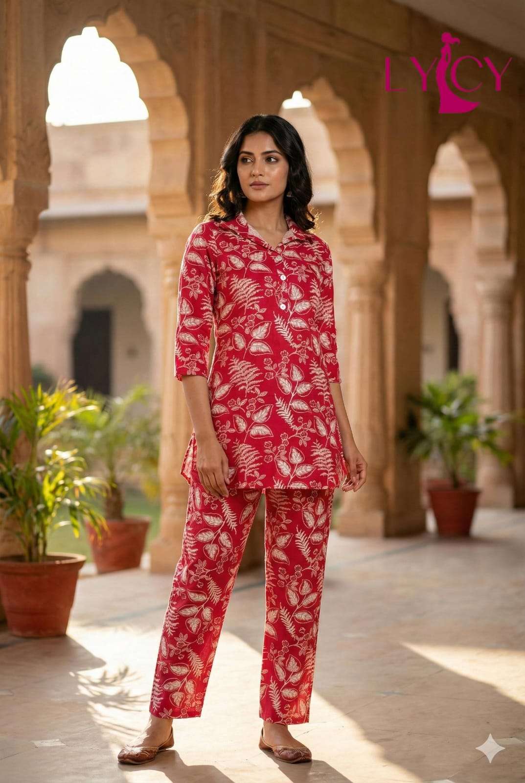 rudraksh simran rayon fabric top and palazzo set regular wear rudraksh simran rayon fabric top and palazzo set regular wear