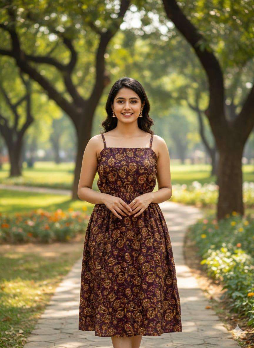 rudraksh kn strip midi style cotton fabric summer wear for women western cloth rudraksh kn strip midi style cotton fabric summer wear for women western cloth