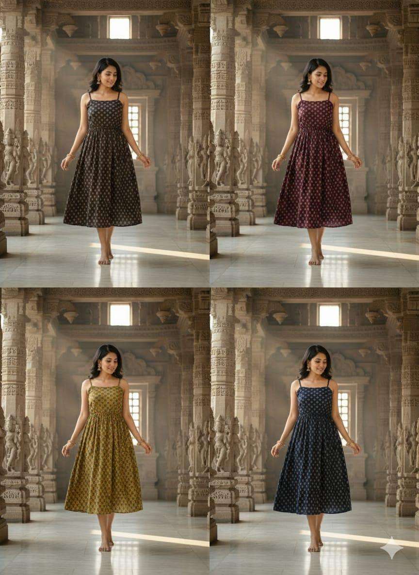 rudraksh kn strip midi style cotton fabric summer wear for women western cloth rudraksh kn strip midi style cotton fabric summer wear for women western cloth