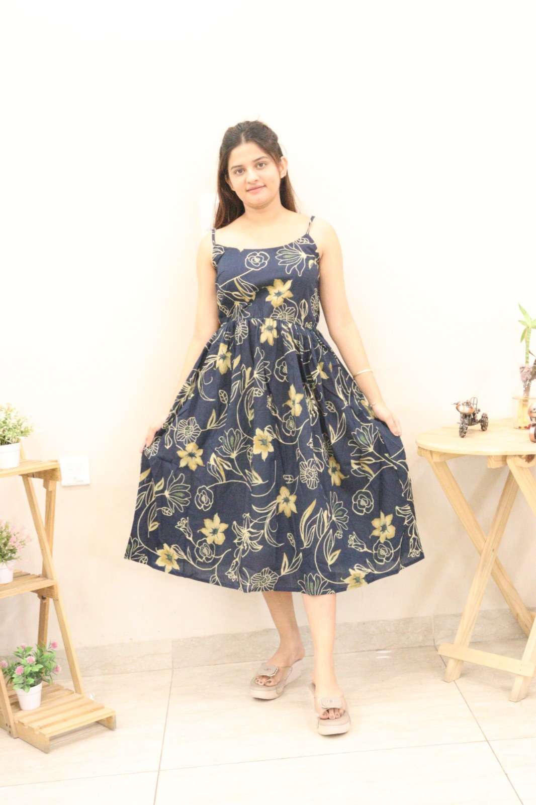 rudraksh kn strip midi style cotton fabric summer wear for women western cloth rudraksh kn strip midi style cotton fabric summer wear for women western cloth