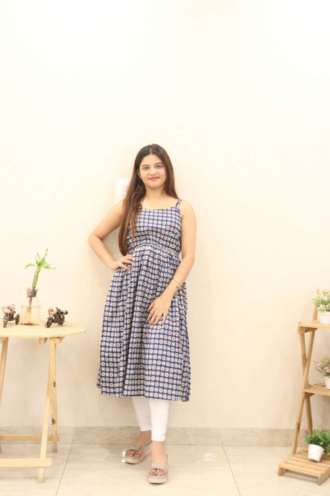 rudraksh kn strip midi style cotton fabric summer wear for women western cloth rudraksh kn strip midi style cotton fabric summer wear for women western cloth