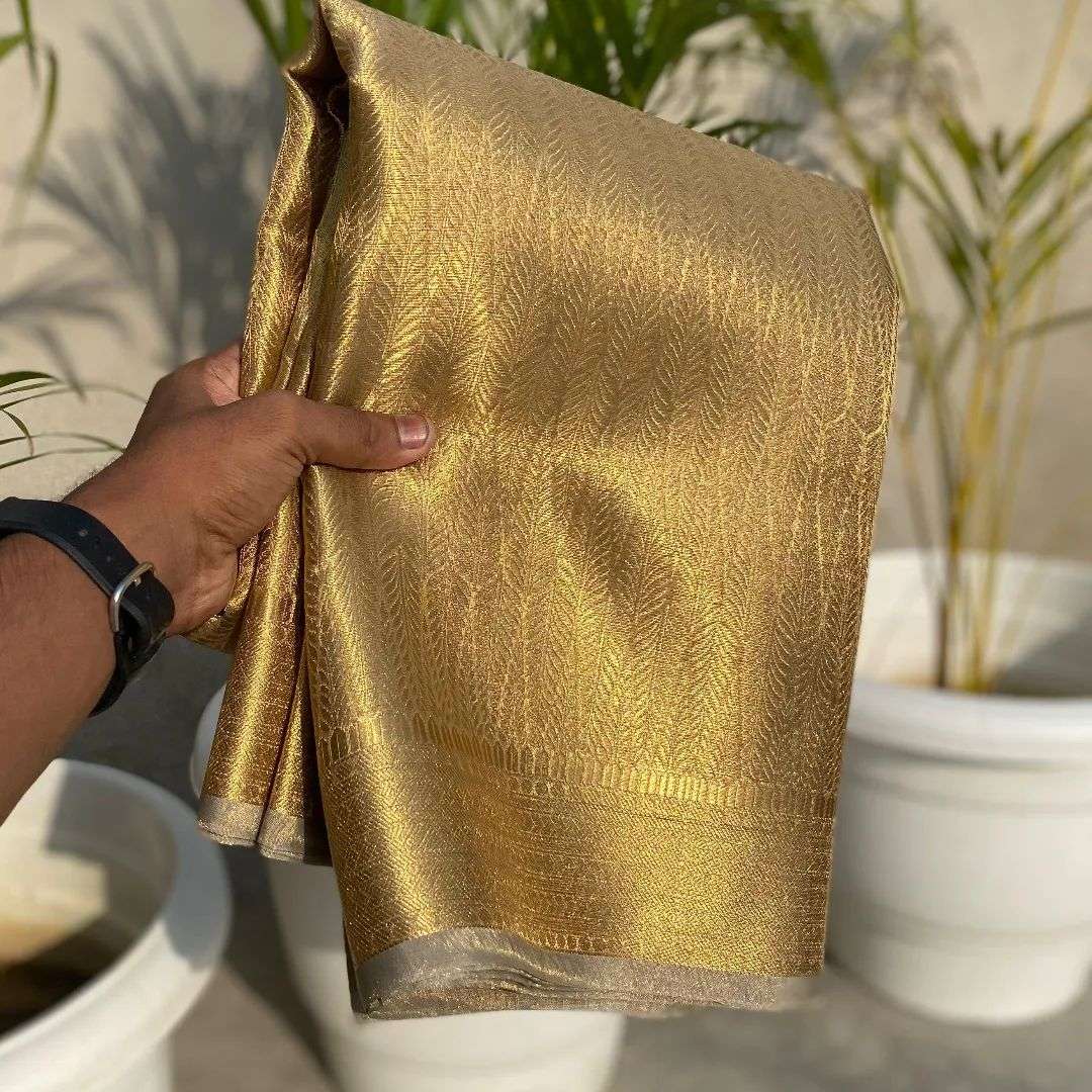 rudraksh celebrity inspired brocade leafy tissue brocade premium banarasi soft brocade tissue silk fabric saree collection rudraksh celebrity inspired brocade leafy tissue brocade premium banarasi soft brocade tissue silk fabric saree collection