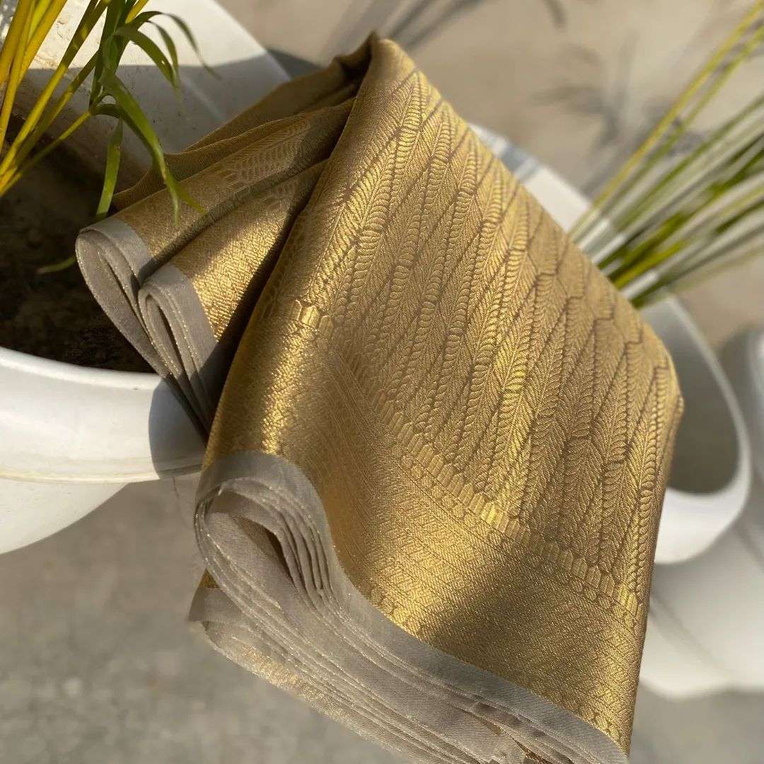 rudraksh celebrity inspired brocade leafy tissue brocade premium banarasi soft brocade tissue silk fabric saree collection rudraksh celebrity inspired brocade leafy tissue brocade premium banarasi soft brocade tissue silk fabric saree collection