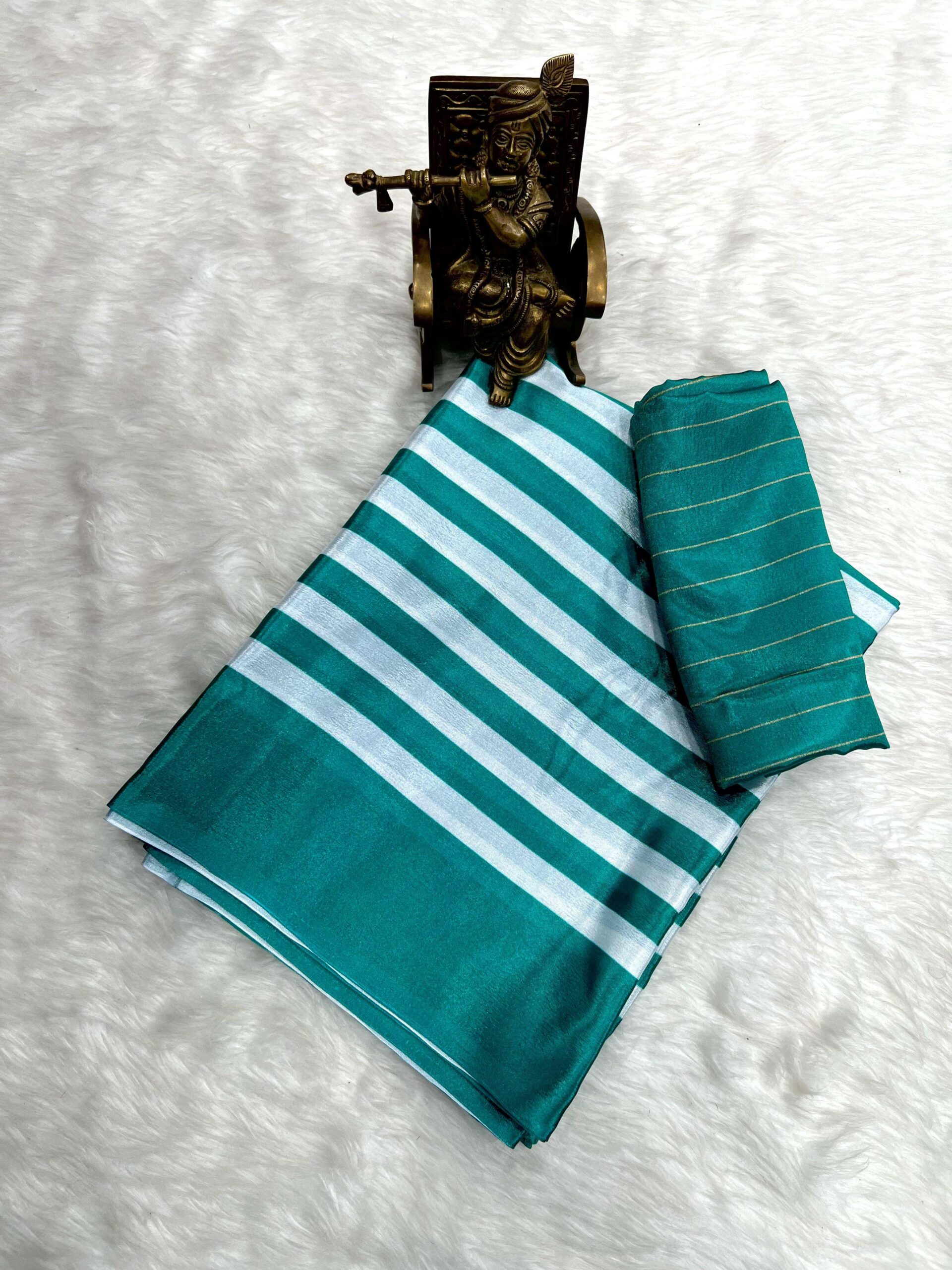 rudraksh soft and adorn chinon silk fabric saree colletion regular wear saree rudraksh soft and adorn chinon silk fabric saree colletion regular wear saree