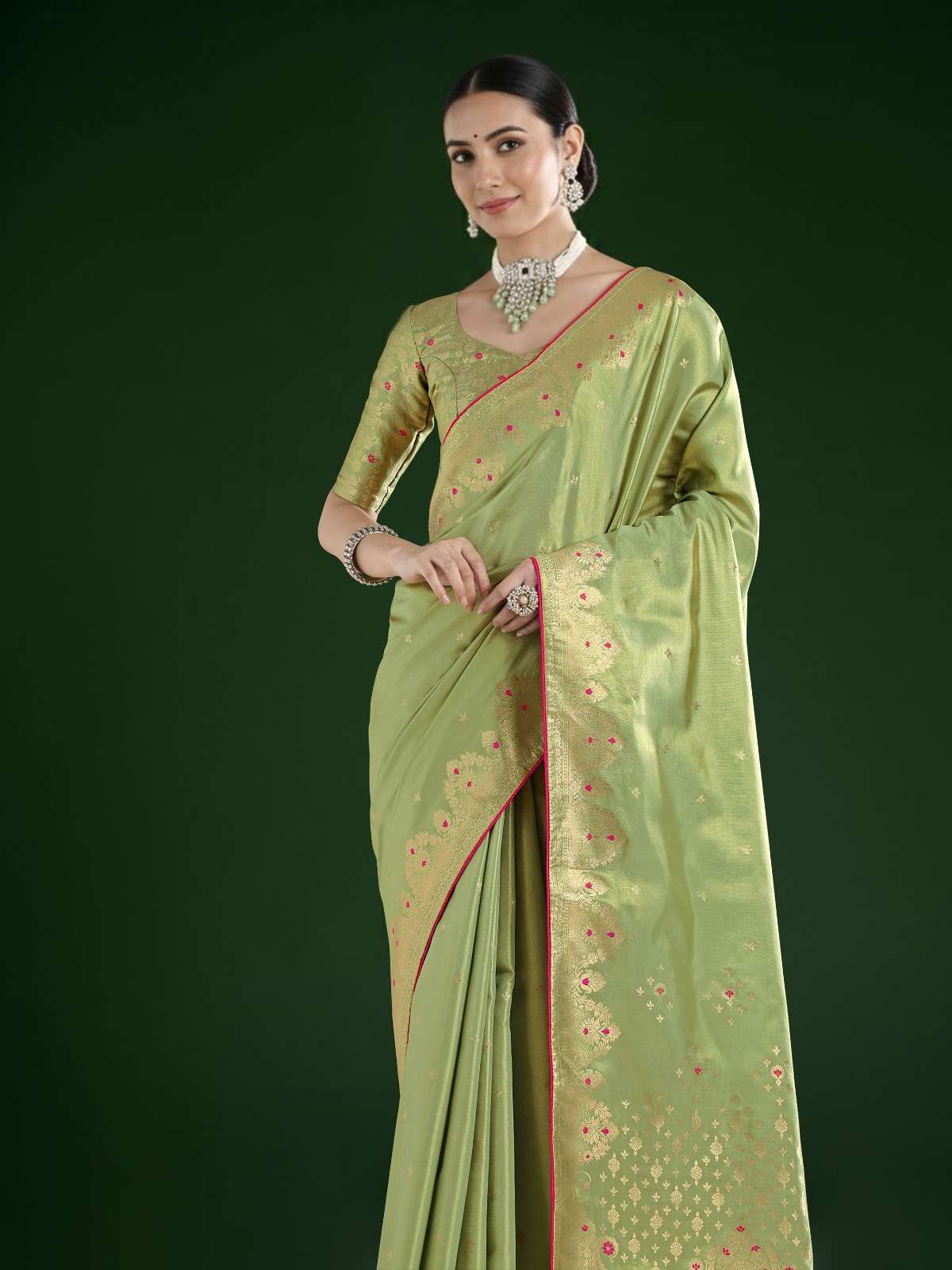 rudraksh silk fabric with super cool zari weaving saree rudraksh silk fabric with super cool zari weaving saree