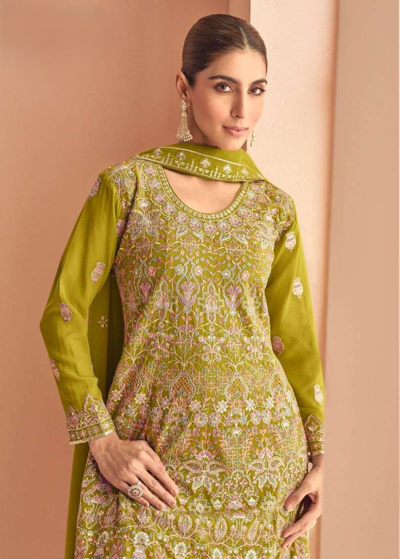 rudraksh luxury real georgette heavy work kurti sharara suit rudraksh luxury real georgette heavy work kurti sharara suit