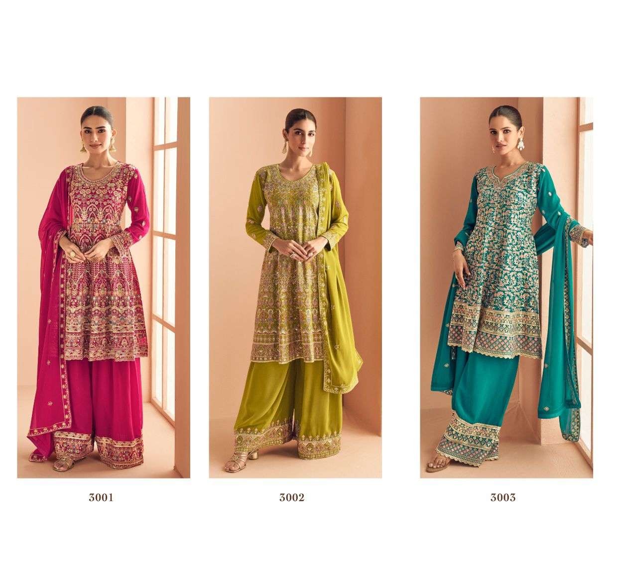 rudraksh luxury real georgette heavy work kurti sharara suit rudraksh luxury real georgette heavy work kurti sharara suit