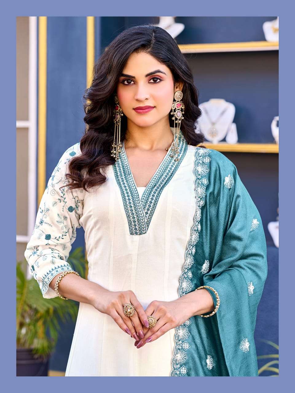 rudraksh vichitra silk designer 3 pcs flair suit rudraksh vichitra silk designer 3 pcs flair suit