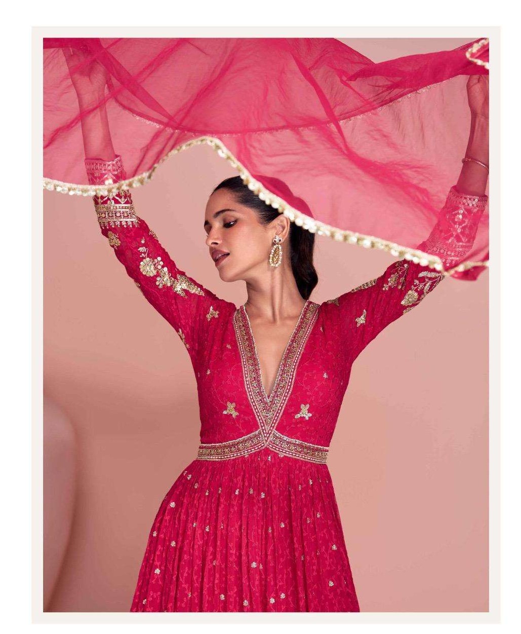 Rudraksh_TREDY FESTIVE LOOK HEABY WORK GOWN WITH DUPATTA PARTY WEAR - Image 7