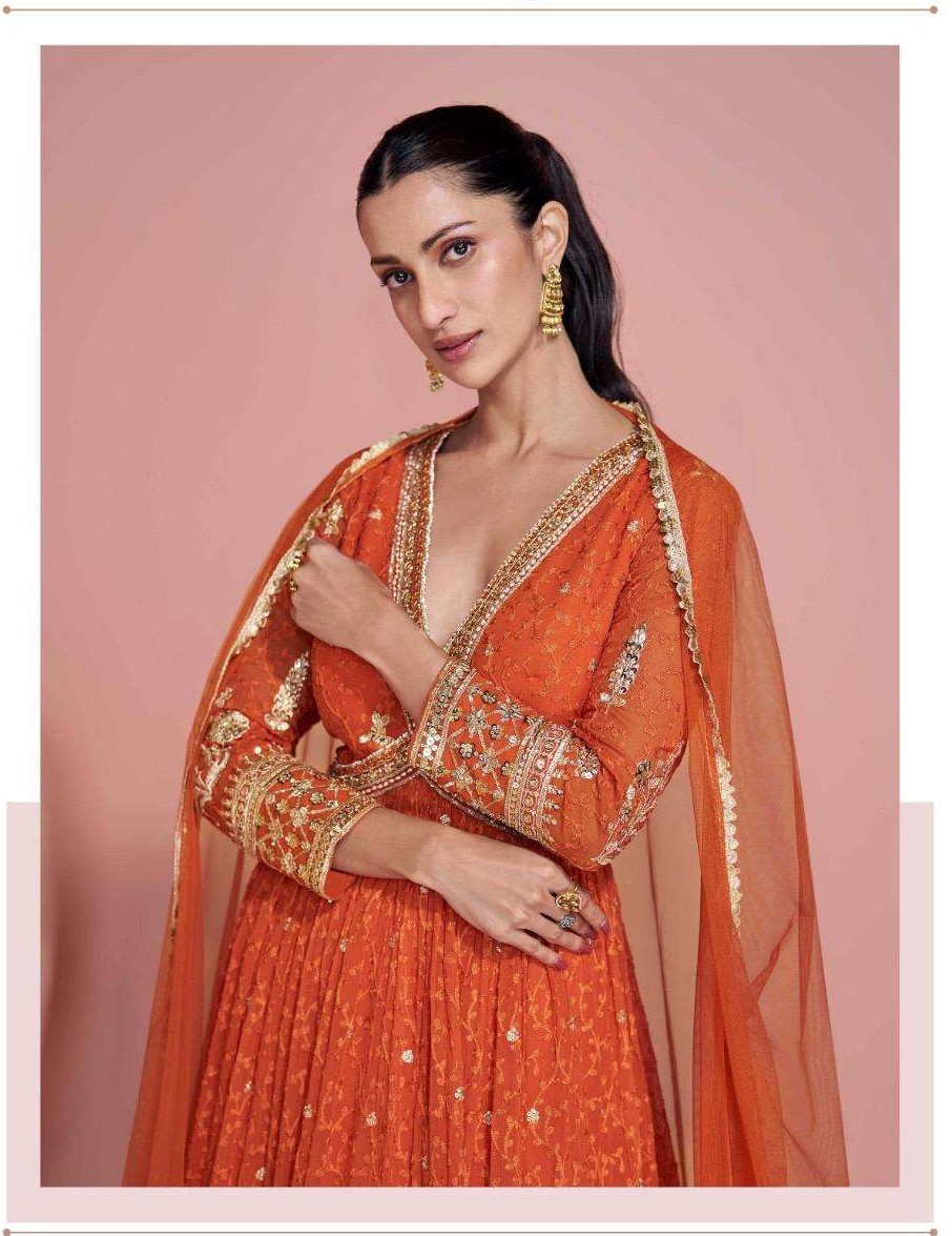 Rudraksh_TREDY FESTIVE LOOK HEABY WORK GOWN WITH DUPATTA PARTY WEAR