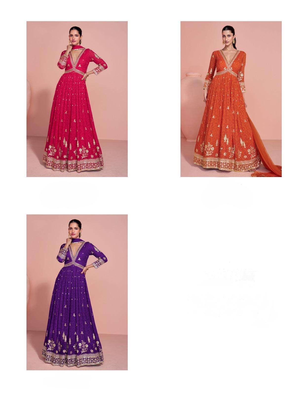 Rudraksh_TREDY FESTIVE LOOK HEABY WORK GOWN WITH DUPATTA PARTY WEAR - Image 10