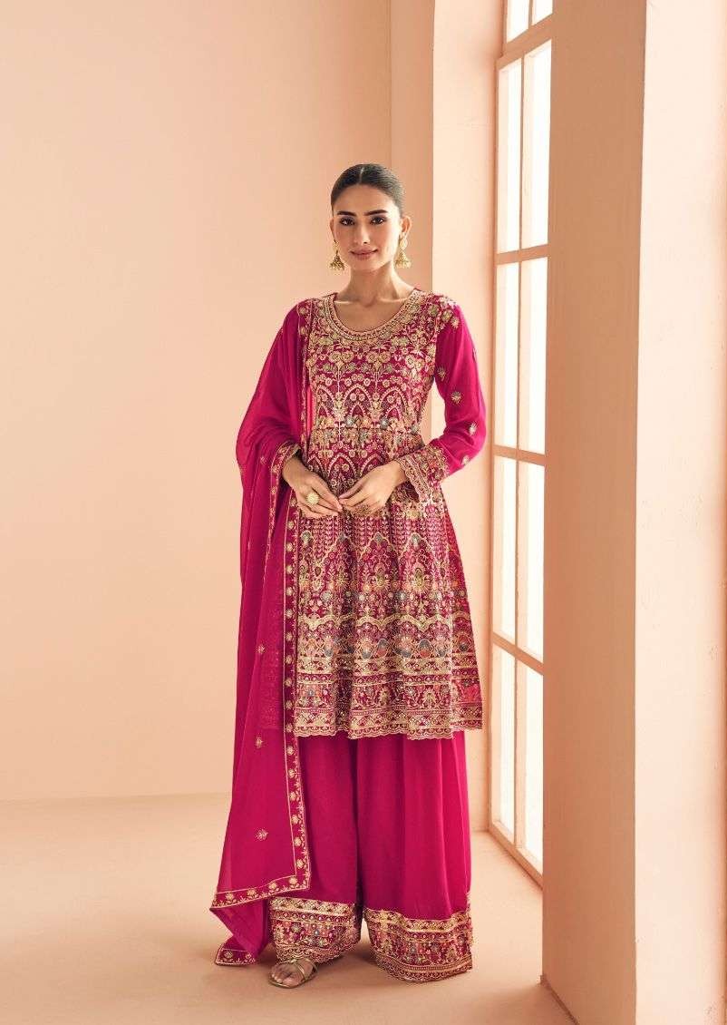 rudraksh luxury real georgette heavy work kurti sharara suit rudraksh luxury real georgette heavy work kurti sharara suit