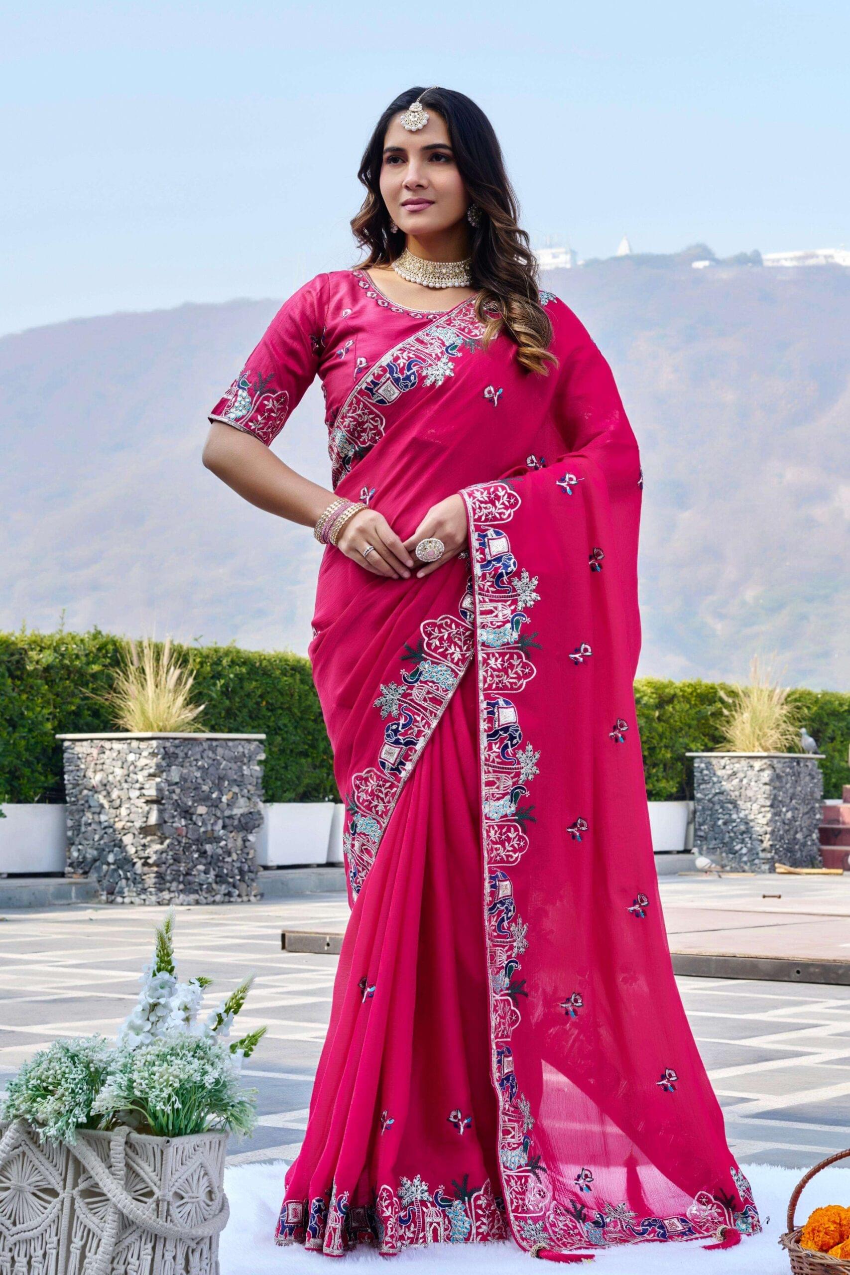 rudraksh fashion launched satin chiffon fabric wedding wear rudraksh fashion launched satin chiffon fabric wedding wear