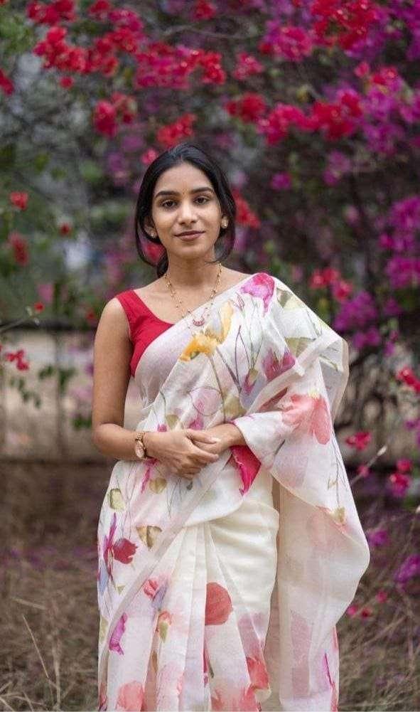 rudraksh new super hit design launch linen fabric regular wear saree rudraksh new super hit design launch linen fabric regular wear saree
