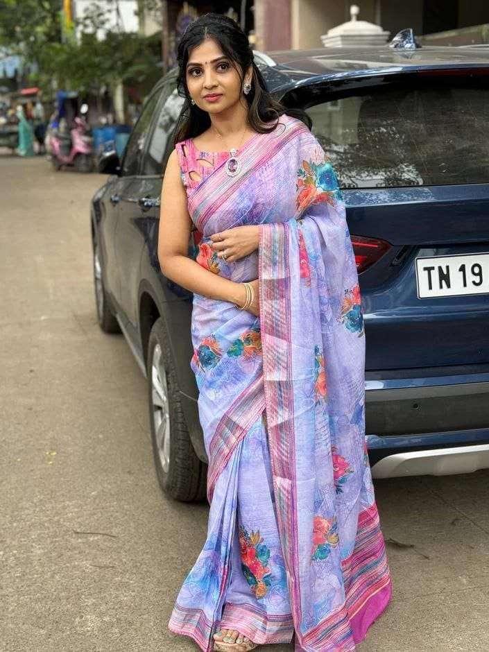 rudraksh new super hit design launch linen fabric regular wear saree rudraksh new super hit design launch linen fabric regular wear saree