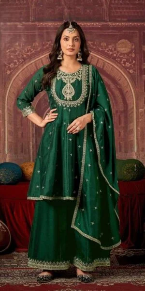rudraksh india clothing blooming worn with inner kurti palazzo suit